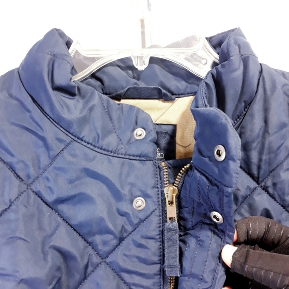 J.Crew Authentic Outewear New York Quilted Blue Jacket Lightweight Size XL - Picture 2 of 12